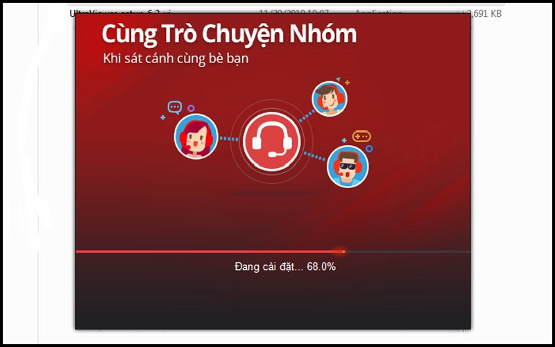 Chờ quá trình cài đặt hoàn tất