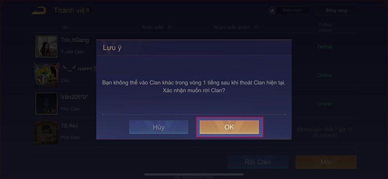 Hướng Dẫn Tạo, Vào Và Rời Clan Trong Liên Quân Mobile