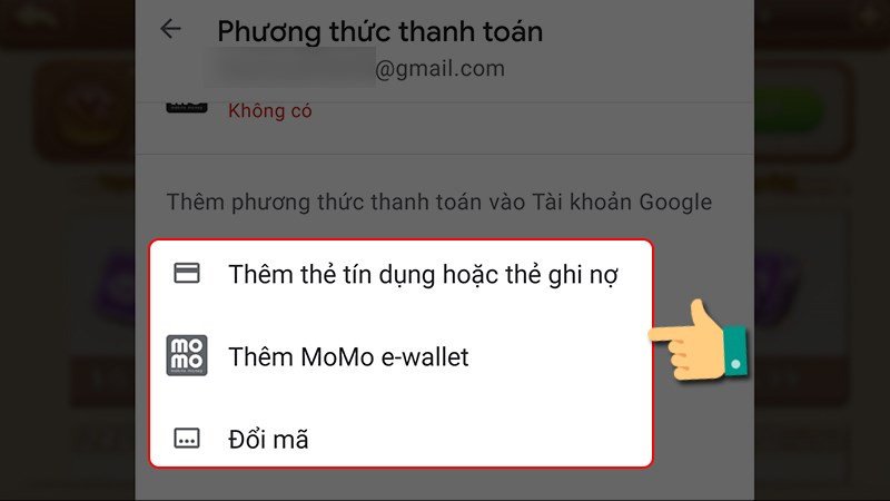 Chọn phương thức thanh to&aacute;n