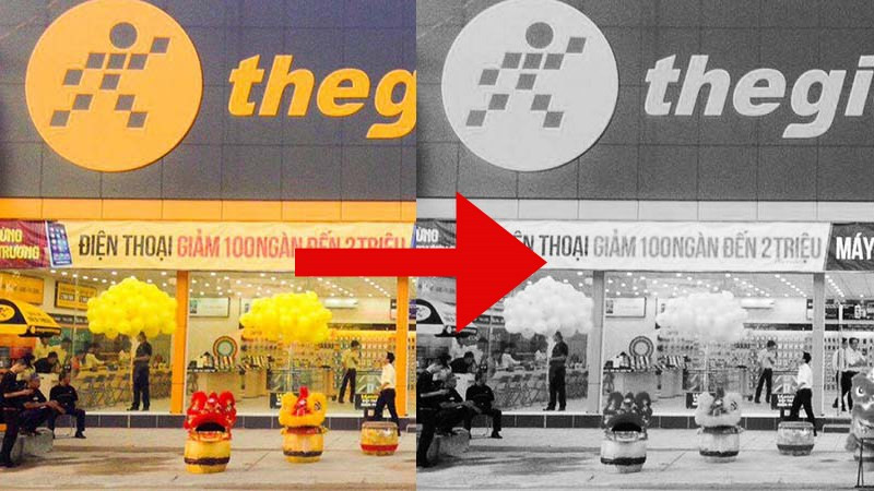 Chuyển ảnh màu sang đen trắng trong Photoshop