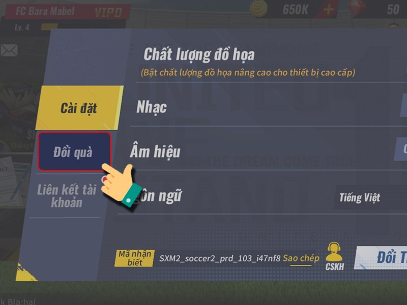 Nhập Code Football Master 2 Mới Nhất Để Nhận Quà Khủng