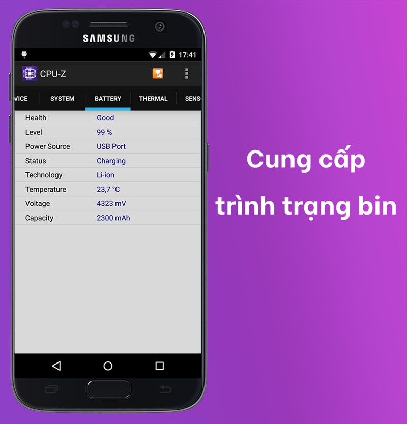 Cung cấp số liệu về bin của m&aacute;y