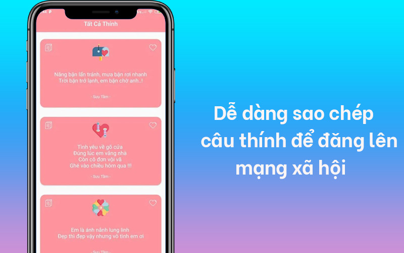 Dễ d&agrave;ng sao ch&eacute;p c&acirc;u th&iacute;nh 