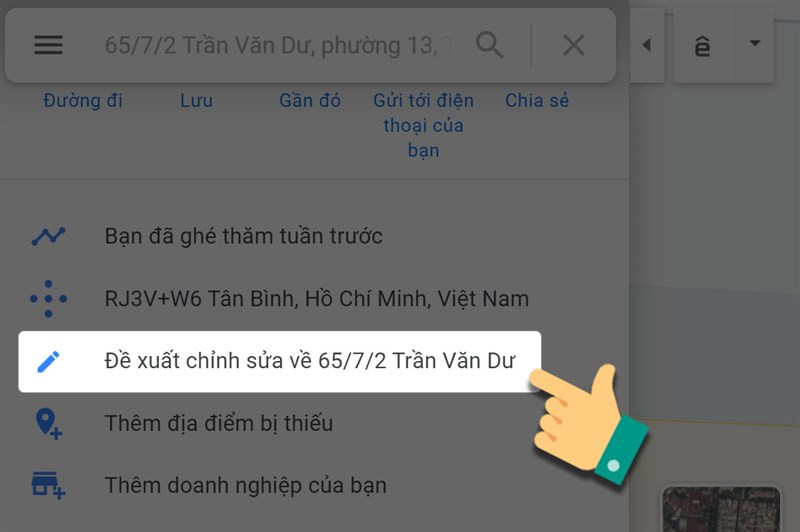 Đề xuất chỉnh sửa.