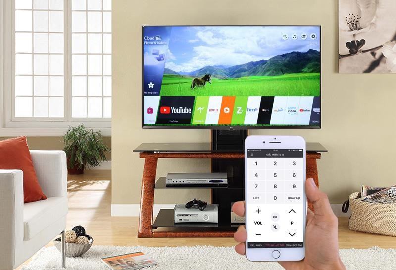 Điều khiển Smart TV LG từ xa th&ocirc;ng qua thiết bị di động.