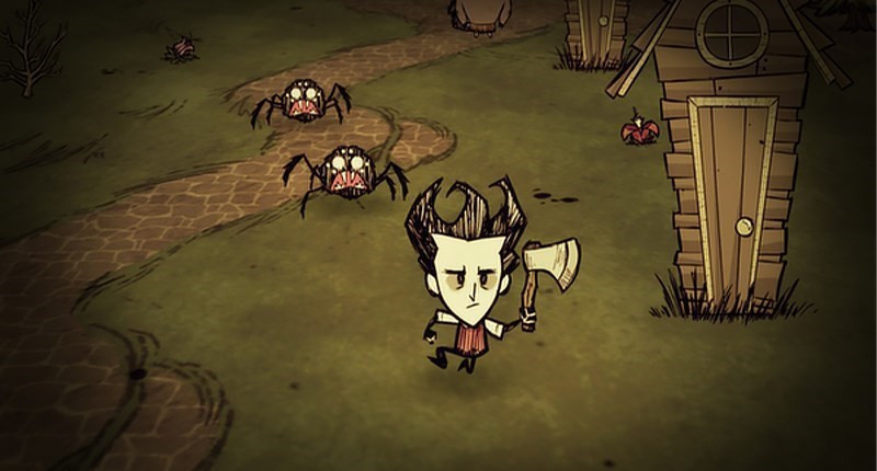 Don't Starve giao diện chơi