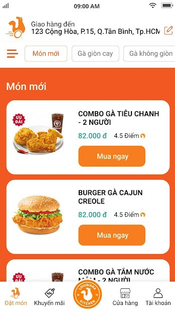 Khám Phá Ứng Dụng Gà Rán Popeyes: Ưu Đãi Ngập Tràn, Giao Hàng Tận Nhà