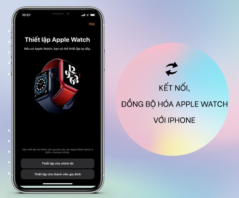 Ghép đôi Apple Watch với iPhone