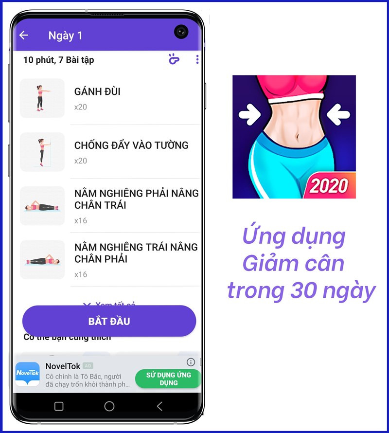 Giảm Cân trong 30 ngày - Thân hình thon gọn