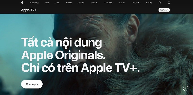 Giao diện Apple TV+