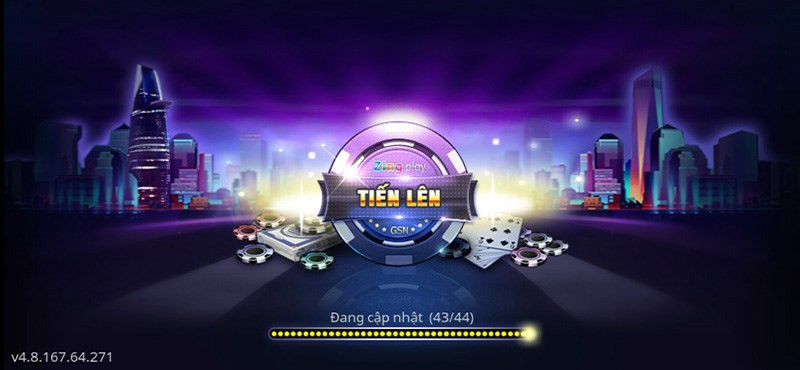 Giao diện game Tiến Lên Miền Nam ZingPlay