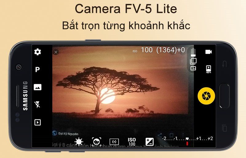 Giao diện ứng dụng Camera FV-5 Lite