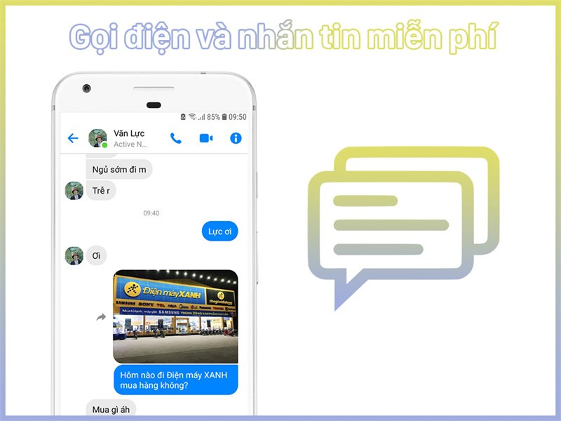 Gọi điện v&agrave; nhắn tin miễn ph&iacute;