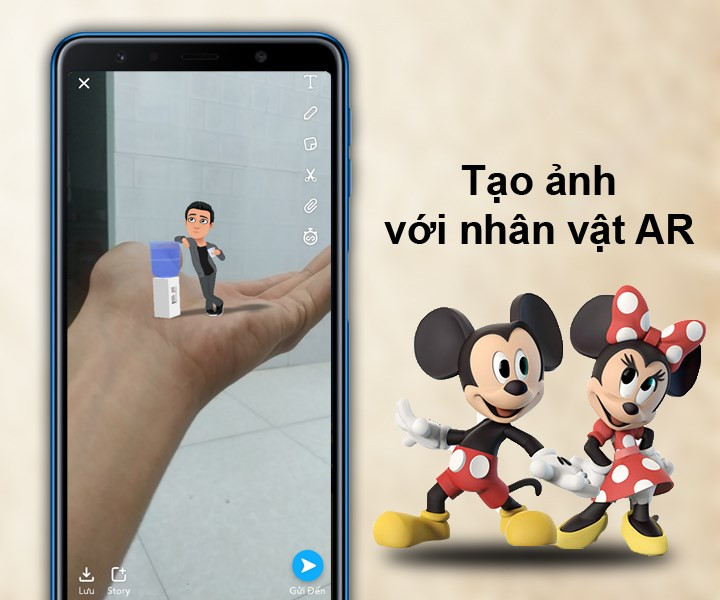 Hiệu ứng AR trên Snapchat