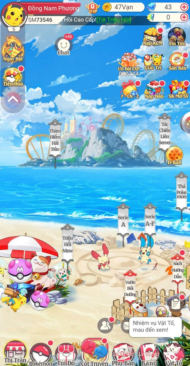 Hình ảnh Pokemon trong game