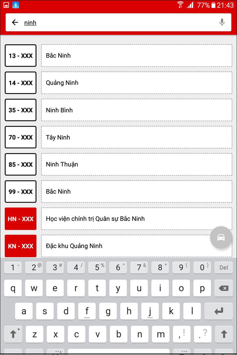 Hoặc bạn có thể nhập tên tỉnh/thành phố