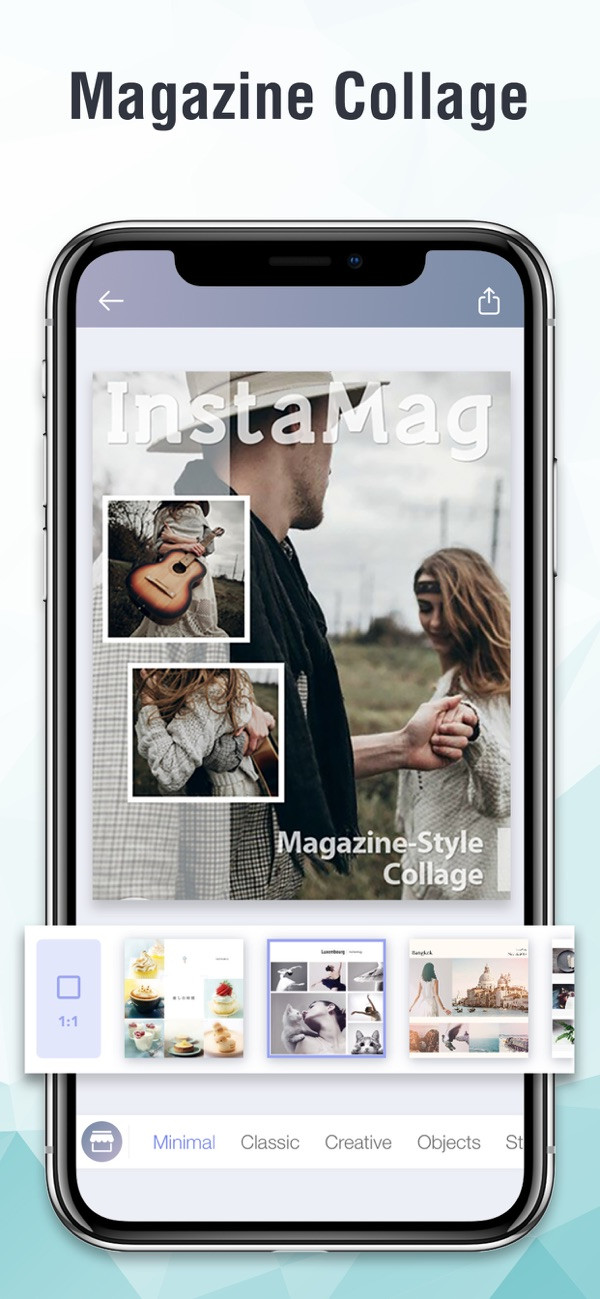 InstaMag - Photo Collage Maker: App tạo album ảnh