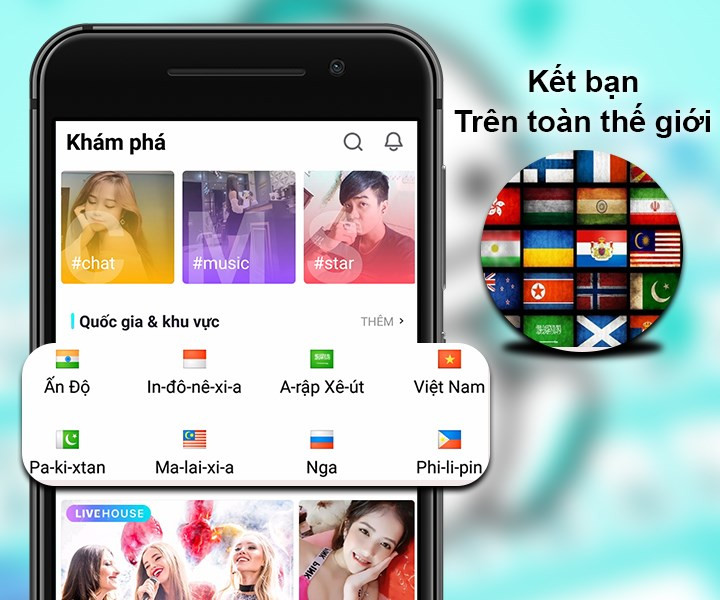 Kết bạn bốn phương với Bigo Live