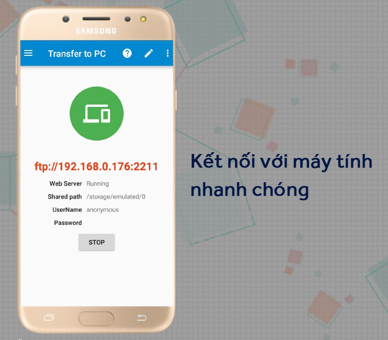 Kết nối với m&aacute;y t&iacute;nh nhanh ch&oacute;ng