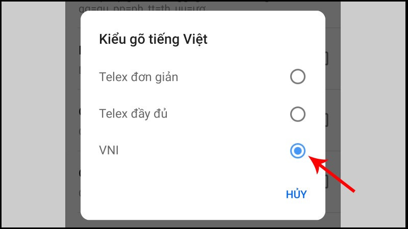 Kiểu gõ VNI Laban Key