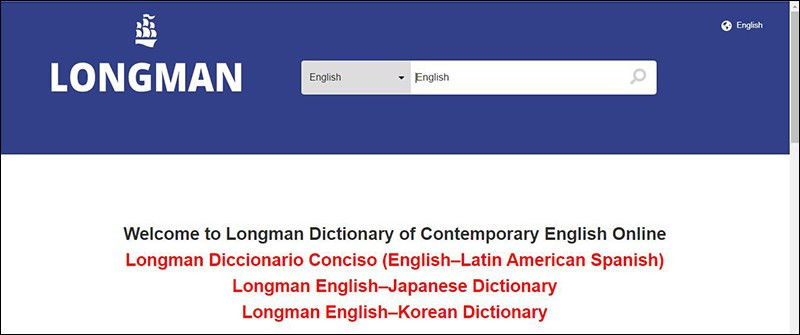 Longman Dictionary: Từ điển dành cho người mới bắt đầu