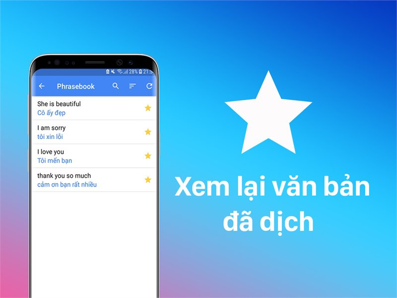 Lưu lại văn bản dịch với Google Dịch