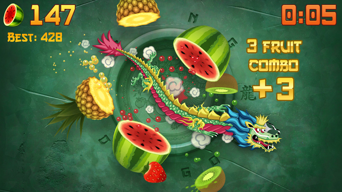 Màn hình chơi game Fruit Ninja