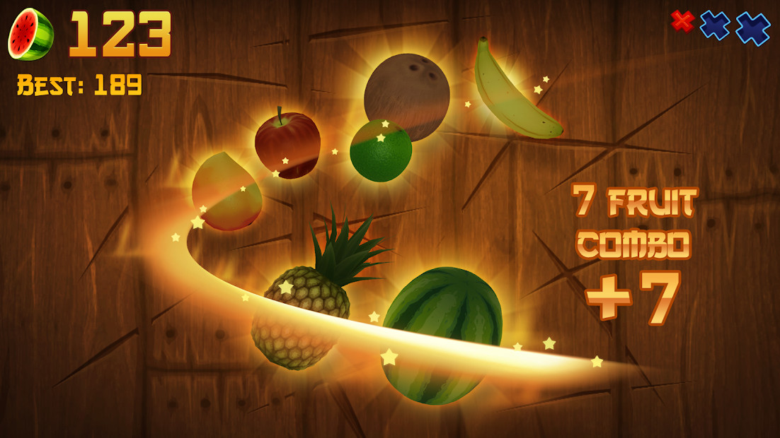 Màn hình chơi game Fruit Ninja