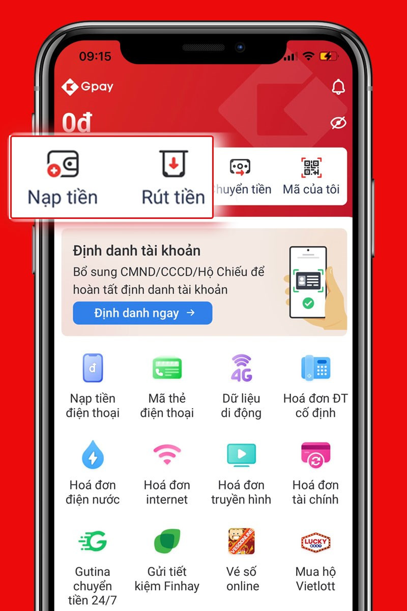 Nạp/Rút tiền