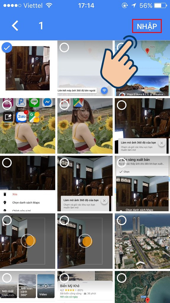 Nhập ảnh 360 độ vào Google Street View