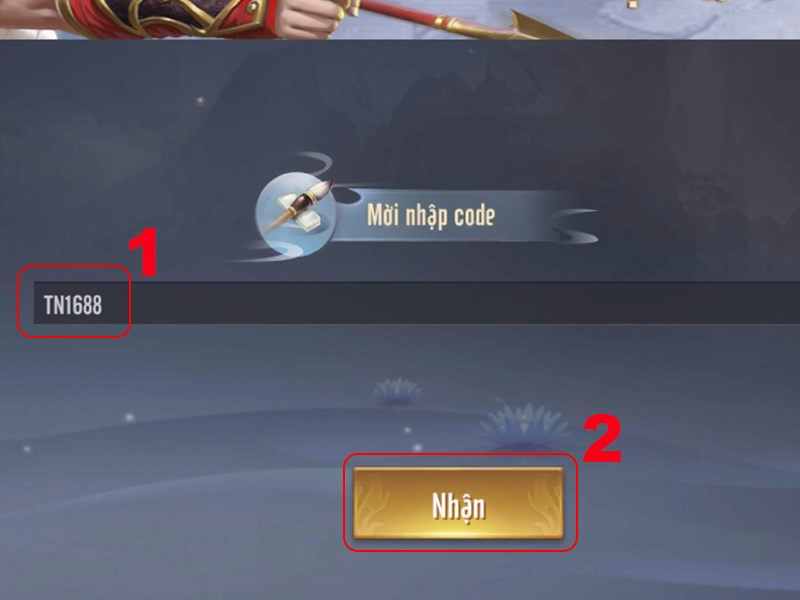 Nhập code bạn có