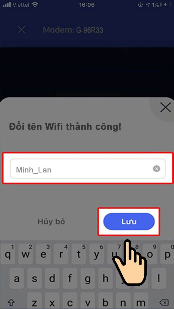 nhập tên wifi mới