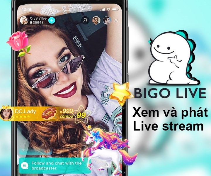 Phát livestream dễ dàng trên Bigo Live