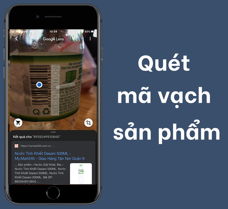 Quét mã vạch, mã QR với Google Lens