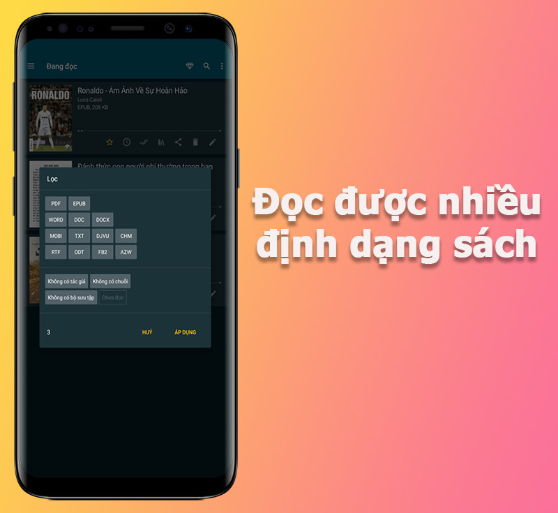 ReadEra hỗ trợ đọc nhiều định dạng sách