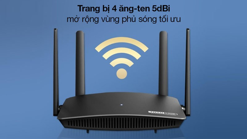 Router WiFi Chuẩn AC1200 Totolink A720R 