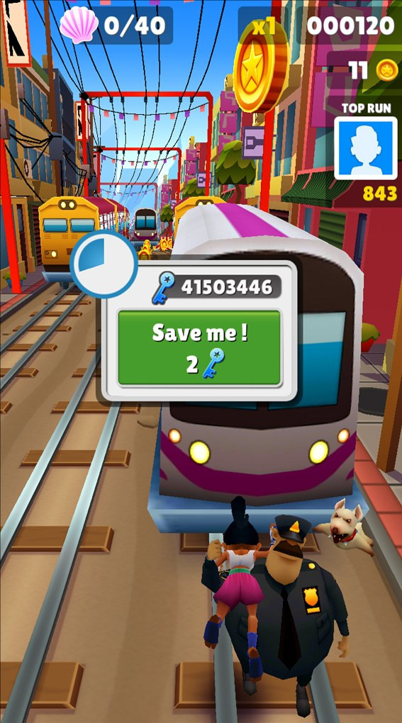 Save Me trong Subway Surfers