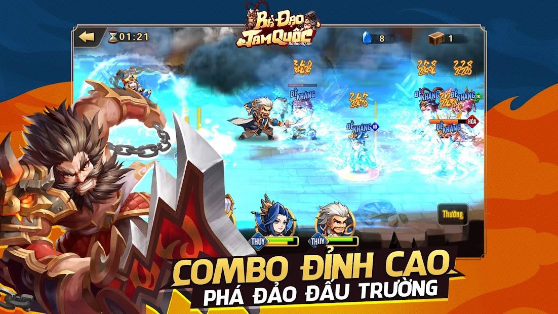 Screenshot game Bá Đạo Tam Quốc