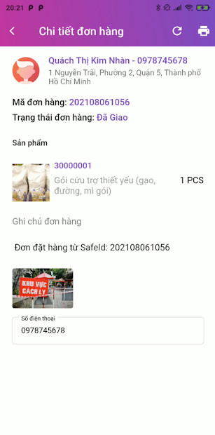 Screenshots App SafeID Delivery: Ứng dụng quản lý hỗ trợ đợt 3