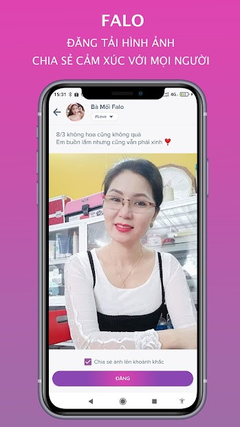 Screenshots Falo - Ứng dụng kết bạn hẹn hò bốn phương