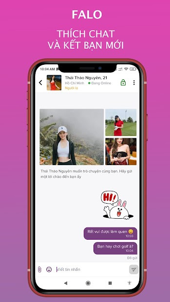 Screenshots Falo - Ứng dụng kết bạn hẹn hò bốn phương