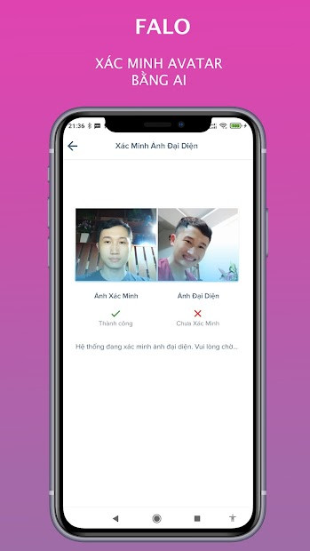 Screenshots Falo - Ứng dụng kết bạn hẹn hò bốn phương