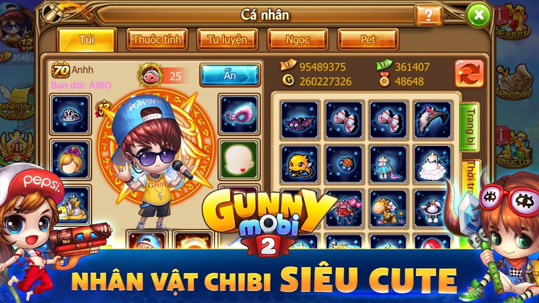 Screenshots Gunny Mobi - Game bắn Gà Teen &amp; Chibi