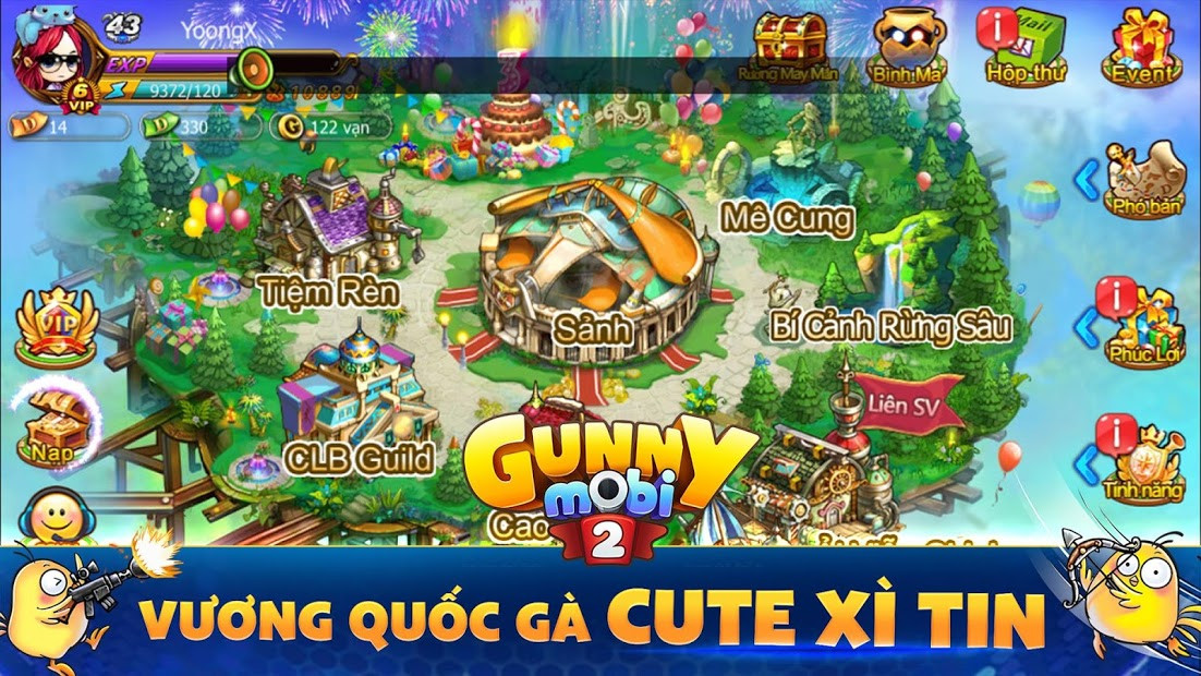 Screenshots Gunny Mobi - Game bắn Gà Teen &amp; Chibi