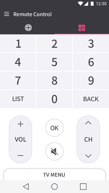 Screenshots LG TV Plus: Ứng dụng hỗ trợ điều khiển Smart TV LG bằng điện thoại