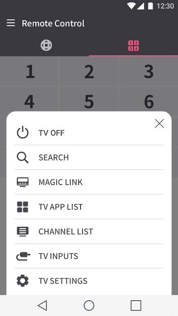 Screenshots LG TV Plus: Ứng dụng hỗ trợ điều khiển Smart TV LG bằng điện thoại