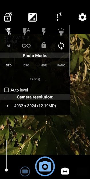 Screenshots Open Camera - Ứng dụng quay phim, chụp ảnh chất lượng cao cho điện thoại Android