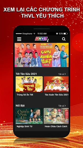 Screenshots THVLi - Xem miễn phí truyền hình Vĩnh Long, phim, game show