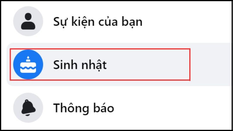 Mẹo Xem Sinh Nhật Bạn Bè trên Facebook Nhanh Chóng