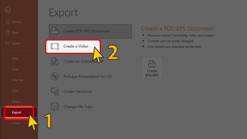 Hướng Dẫn Xuất Video Từ PowerPoint Đơn Giản và Nhanh Chóng